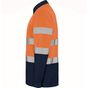 Roly WRK Polaris L/S marine/orange_fluo
