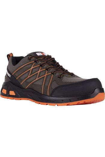 Varro S1P Safety Trainers - Dark Khaki