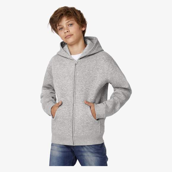 Hooded Full Zip Kids B&C Collection