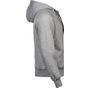 tee jays Hooded Zip Sweat heather_grey