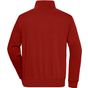 James&Nicholson Workwear Half Zip Sweat wine