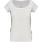 Kariban t-shirt col bateau manches courtes femme white