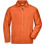 James&Nicholson Full-Zip Fleece orange