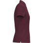 iDeal Basic Brand Polo piqué femme 200 ideal_burgundy