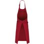 kariban Tablier avec poche en coton Bio hibiscus_red