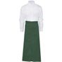 SG Accessories - Bistro Berlin Long Bistro Apron with Vent and Pocket bottle_green