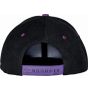 Result Bronx Original Flat Peak Snapback Dual Colour Cap black/purple