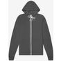 Bella Unisex sponge fleece full-zip hoodie asphalt