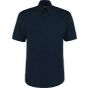 Kustom Kit Premium Oxford Shirt Short Sleeve Dark navy