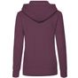 fruit of the loom Classic Hooded Sweat Lady-Fit bordeaux