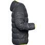 James&Nicholson Men's Down Jacket carbon/acid_yellow