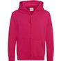 AWDis Just Hoods Kids Zoodie hot_pink