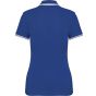 Kariban Polo femme manches courtes à liserés contrastés royal_blue/white