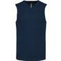 Kariban Pull col V sans manches navy