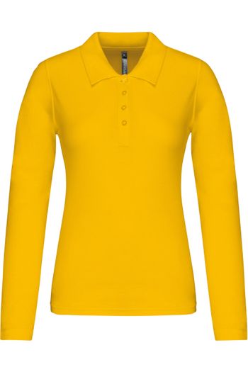 Image produit Polo piqué manches longues femme 