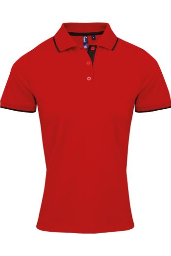 Image produit Polo Coolchecker® contrasté pour femme
