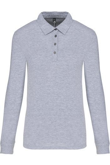 Image produit Polo jersey manches longues femme