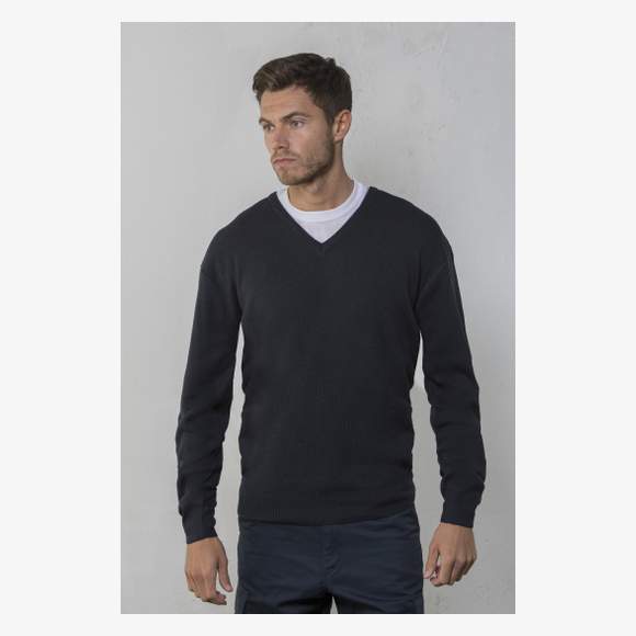 V-neck arcylic wool sweater Rty workwear