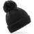 Beechfield Bonnet enfant à pompon réfléchissant black