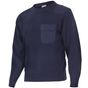 Velilla Pull épais col rond navy