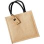 Westford Mill Sac cadeau en jute midi natural/black