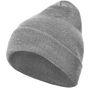 Build Your Brand Heavy Knit Beanie heather_grey