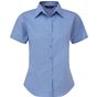 Premier Chemises popeline à manches courtes pour femme mid_blue