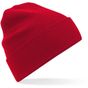Beechfield Bonnet Original à revers en Coton Biologique rouge classique