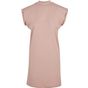 Build Your Brand Ladies Turtle Extended Shoulder Dress - dusk_rose - M