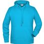 James&Nicholson Men´s Hoody turquoise