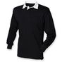 Front Row Men's L/S Classic Rugby Shirt black