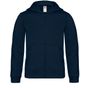 B&C Collection Hooded Full Zip Kids navy