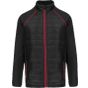 WK Designed To Work Veste Day To Day bi-matière unisexe black/red