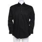kustom kit Corporate Oxford Shirt LS black
