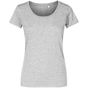 Xo by Promodoro Women´s Deep Scoop T-Shirt heather_grey