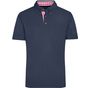 James&Nicholson Men´s Traditional Polo navy/red/white
