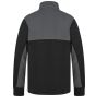 Finden+Hales Adults' 1/4 zip knitted tracksuit top black/gunmetal_grey