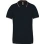 Kariban Polo maille piquée manches courtes homme navy/wine/white