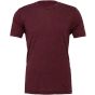 Bella Unisex triblend short sleeve tee maroon_triblend