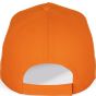 K-up Casquette coton épais - 5 panneaux orange