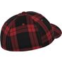 flexfit Tartan Plaid Cap black/red