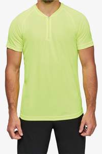 Image produit T-shirt 1/4 zip sport manches courtes unisexe