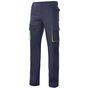 Velilla Pantalon multipoches bicolore navy/lime