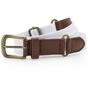 Asquith & Fox Ceinture en toile et similicuir white