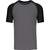 kariban Baseball - T-shirt bicolore manches courtes - slate_grey/black - M