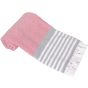 A&R Serviette Rhodos Hamamzz® en éponge Red / White / Black