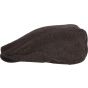 K-up Bêret duckbill herringbone_chocolate
