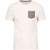 kariban T-shirt coton bio avec poche cream/grey_heather