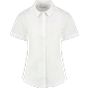 Kustom Kit Poplin Shirt Short Sleeve White