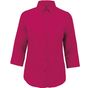 kariban chemise manches 3/4 femme fuchsia